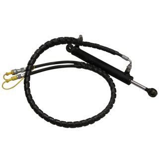 Hydraulic cylinder: for adjustable towbeam for grader