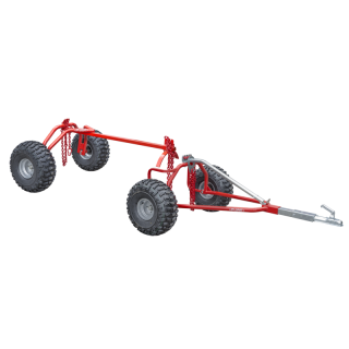Ultratec Logging trailer + rear trailer (incl. 3 pcs choker chains)