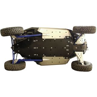 Skid plate full set (aluminium / plastic): Polaris RZR PRO XP