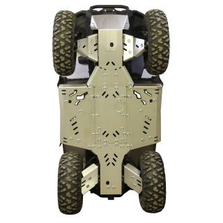 Skid plate full set (aluminium): CFMOTO CFORCE 450-L / 520-L (2022+)